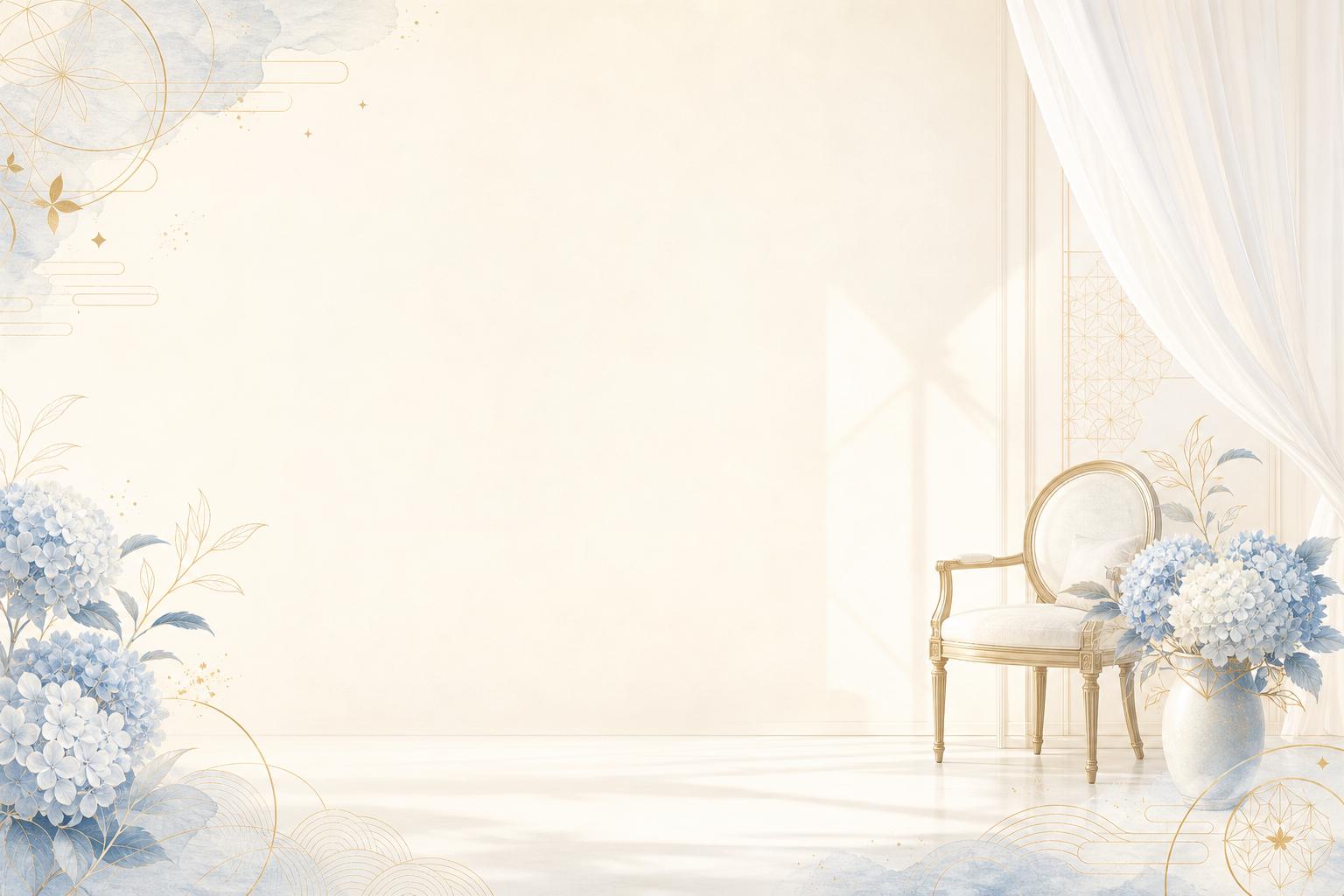 明るいプロフィールページの背景
